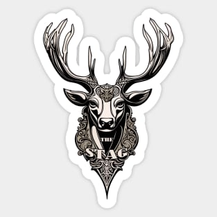 Vixen on the mind The Stag design Sticker